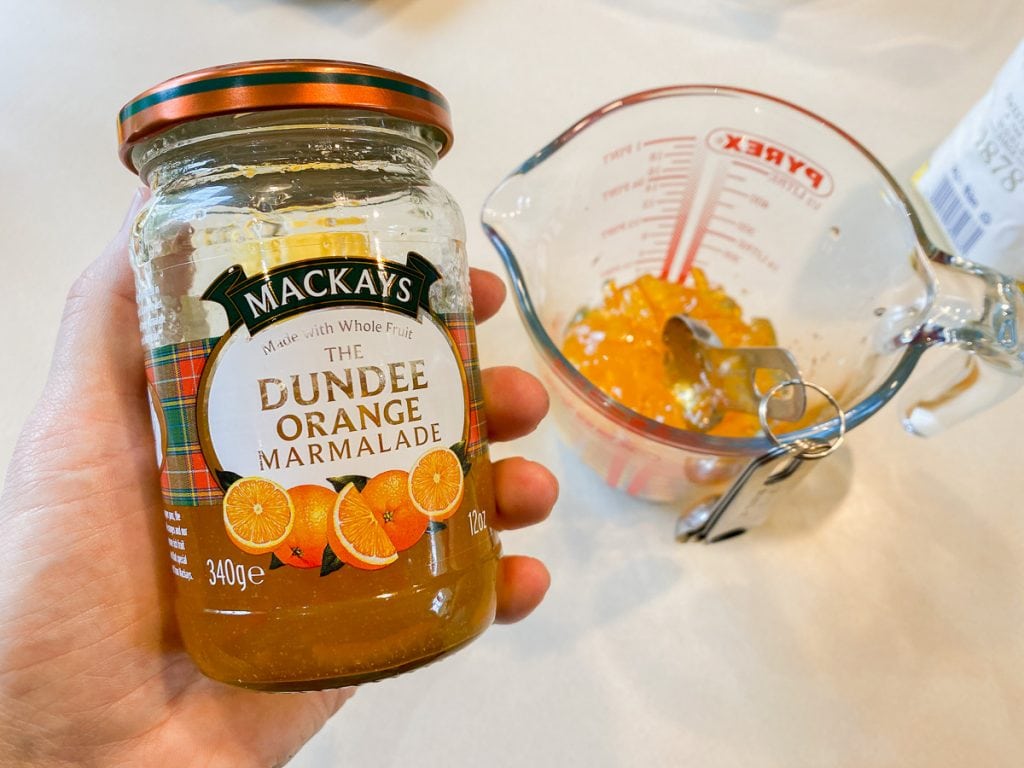 Caledonian Cream - Measuring out the marmalade