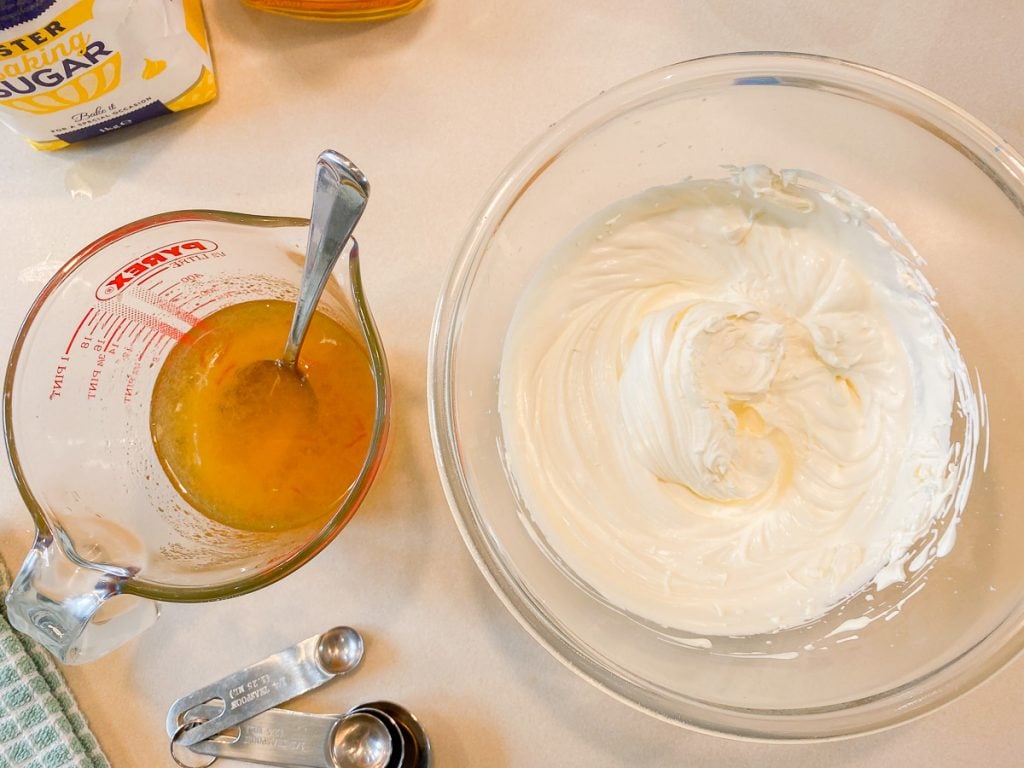 Cream and marmalade mixture for Caledonian Cream recipe
