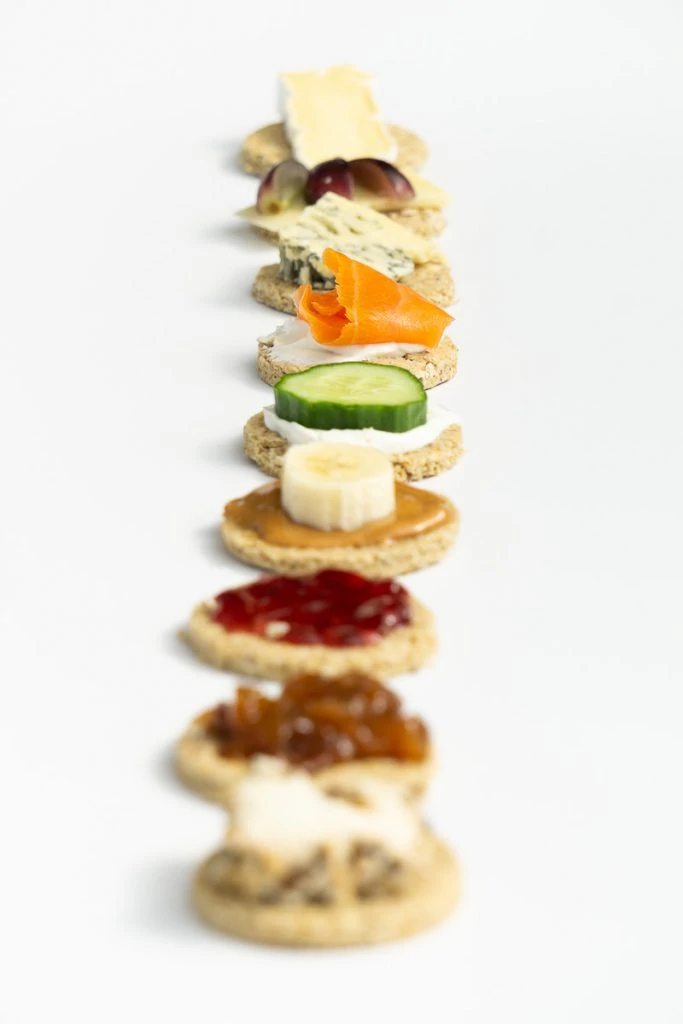 Scottish Oatcakes with toppings