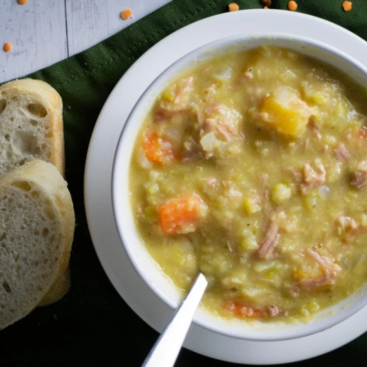 Easy Scottish Lentil Soup Recipe (With Vegetarian Option) - Scottish Scran