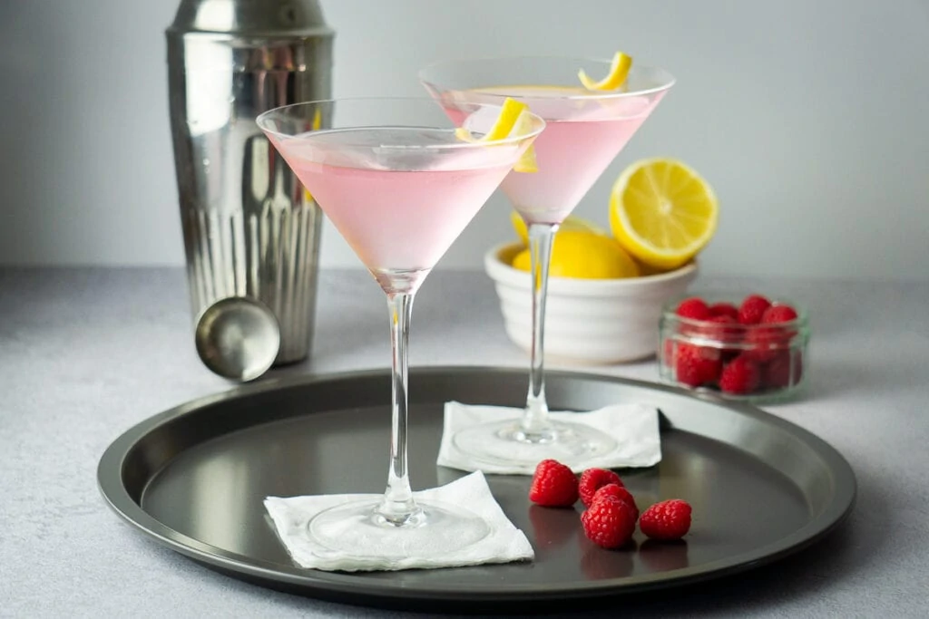 Pink Gin Martini - Pink Gin Cocktails