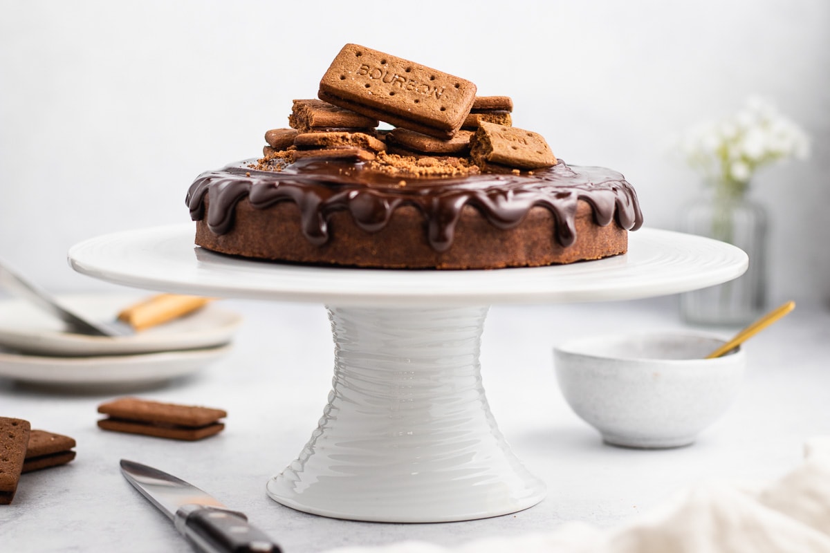 Chocolate Bourbon Biscuit Cake  Sims Home Kitchen