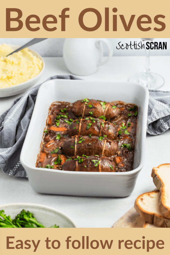 Beef Olives Recipe Pin