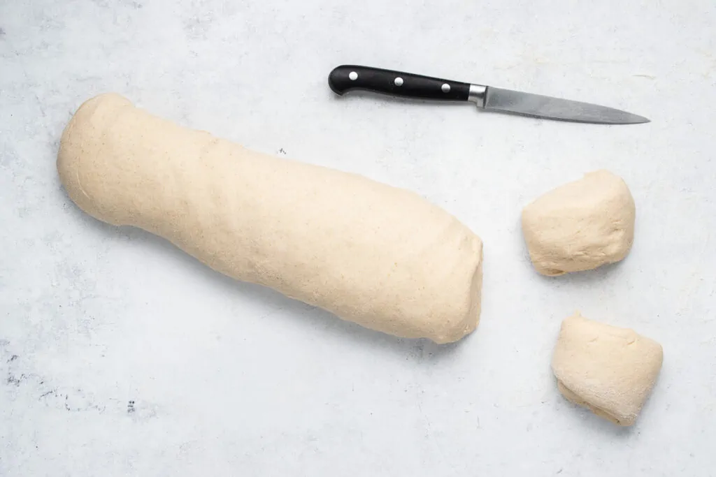Morning rolls dough pre cut