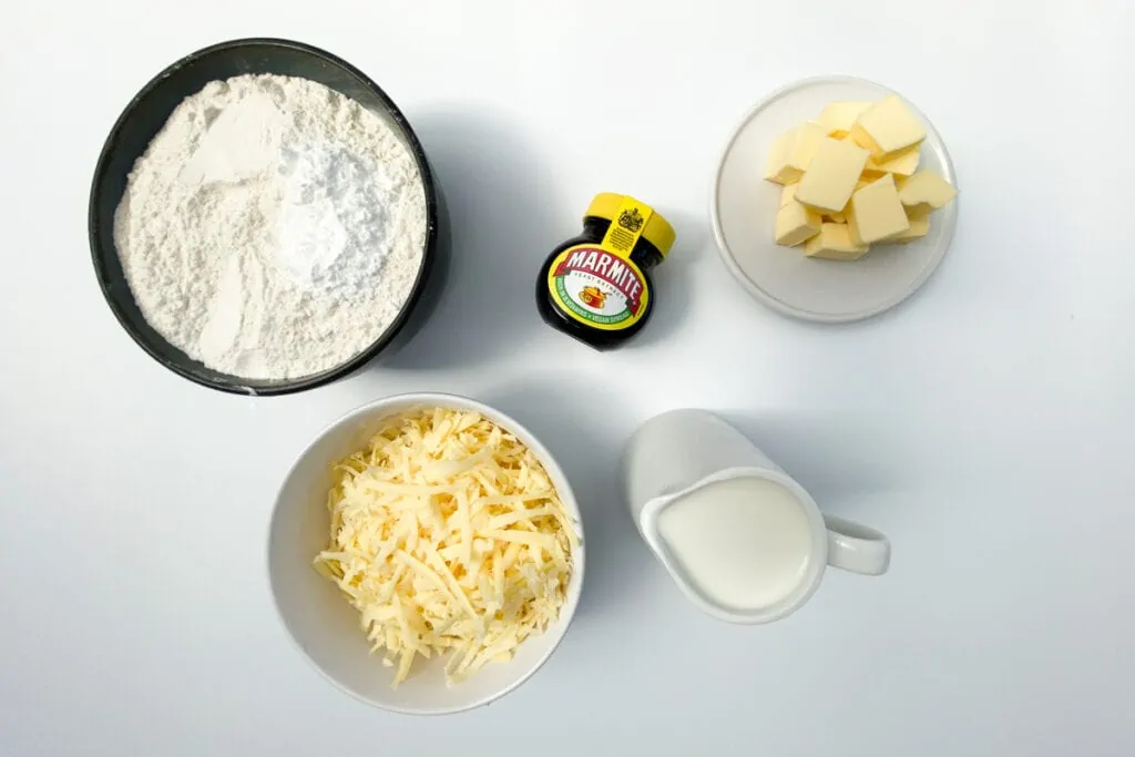 Cheese and Marmite Scones Recipe - Ingredients