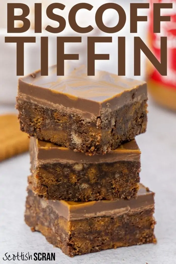 Biscoff Tiffin Recipe Pin