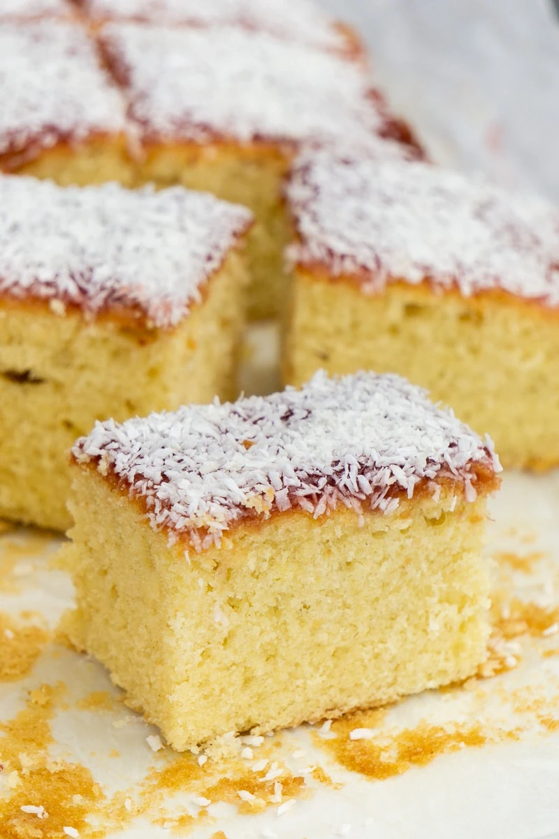 Classic Jam and Coconut Sponge Cake Recipe Scottish Scran