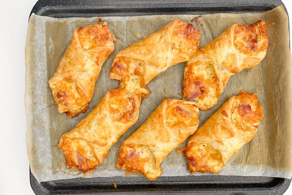 Cheese and Bacon Turnovers Recipe Method 