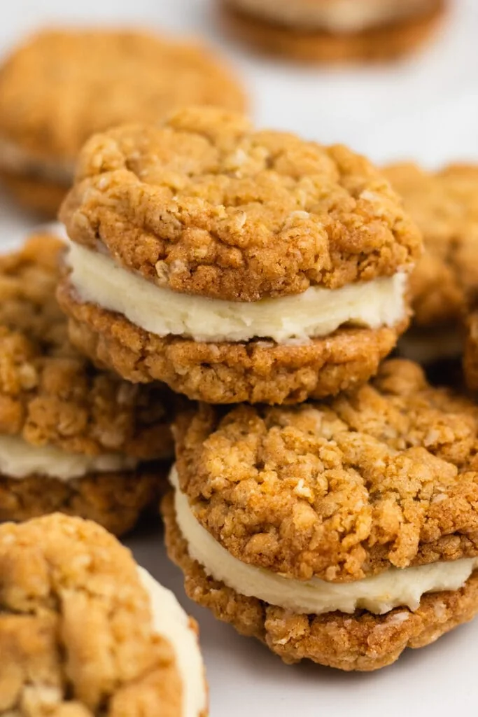 Gypsy Cream Biscuits - Romany Cream Biscuits - Oat Cream Biscuits