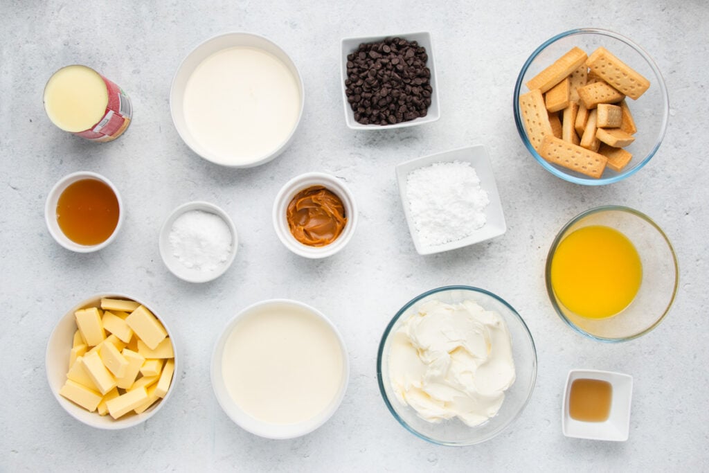 Millionaire's Cheesecake Recipe - Ingredients