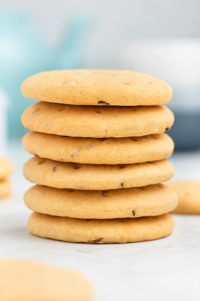 Abernethy Biscuits Recipe - Biscuits Stacked