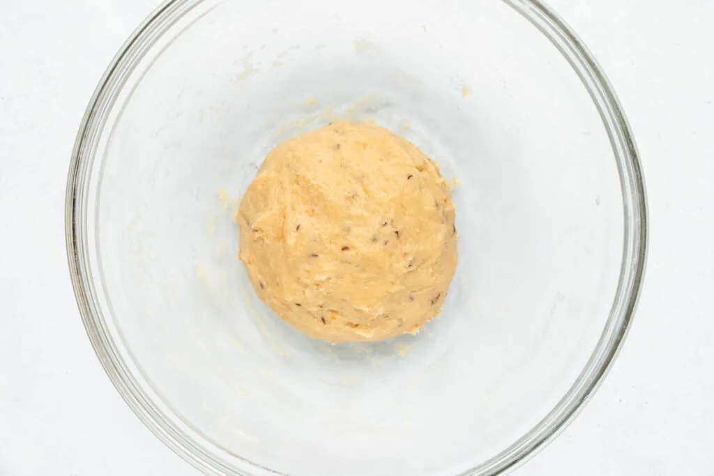 Abernethy Biscuits Recipe Method - dough made into a ball