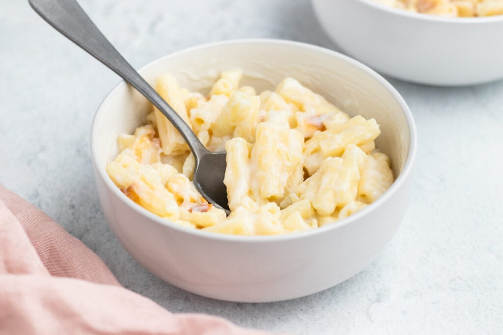 Macaroni Pudding Recipe - in a bowl