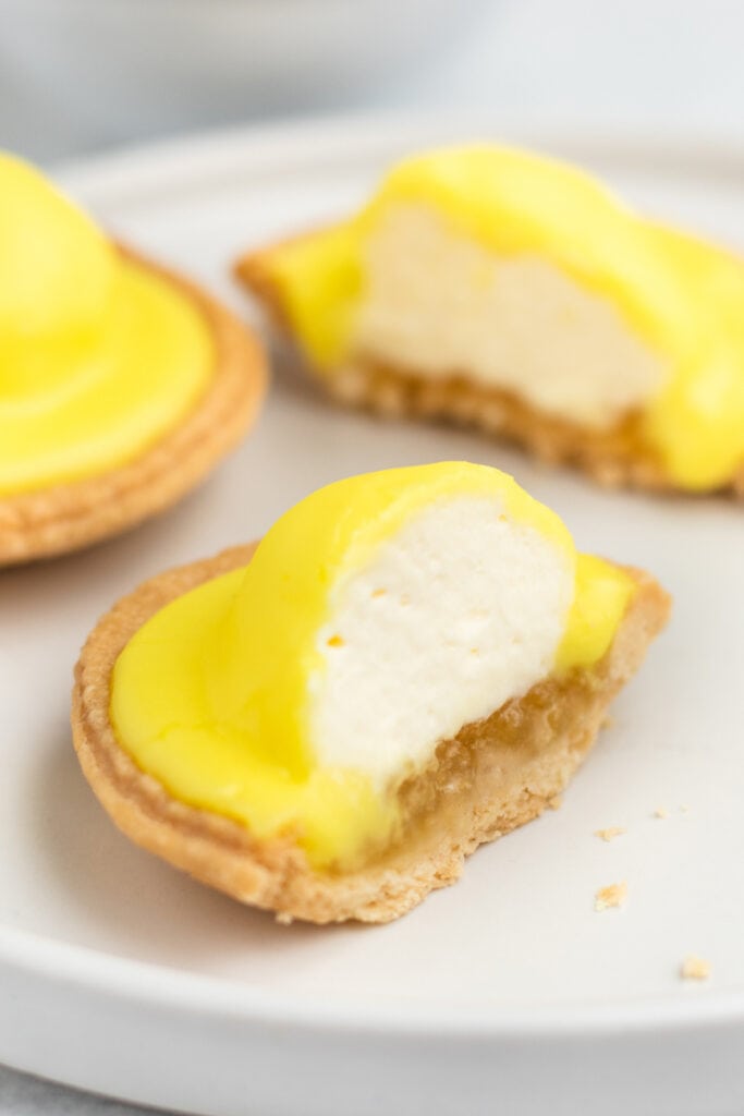 Scottish Pineapple Tarts Recipe - showing inside of the tart