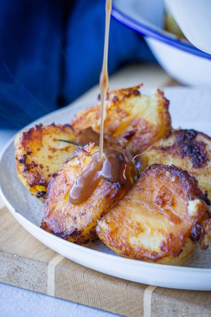 Marmite Roast Potatoes Recipe - with gravy