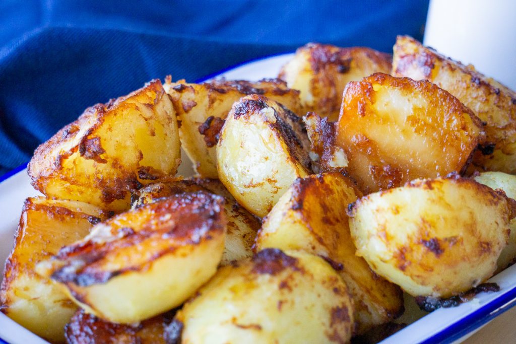 Marmite Roast Potatoes Recipe - ready to serve