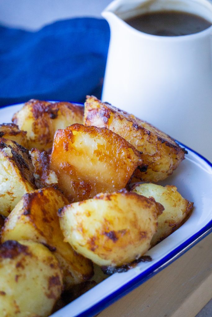 Marmite Roast Potatoes Recipe - With gravy