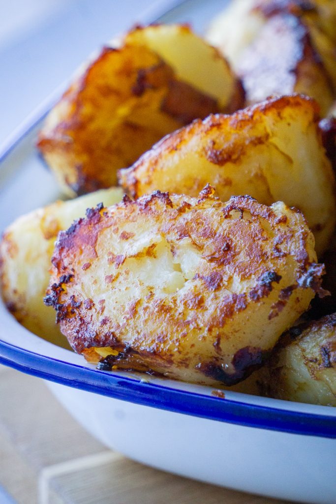 Marmite Roast Potatoes Recipe - Up Close