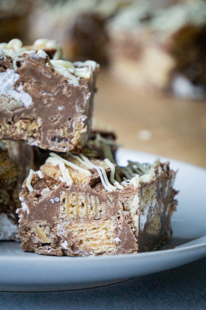 Scottish Rocky Road - Piled on a plate